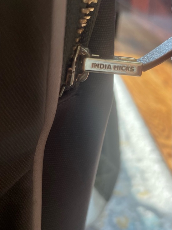 India Hicks Nylon and Leather Backpack.  Perfect for travel! main image 8